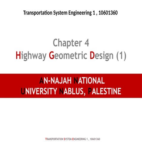 Chapter 4 (1), Highway Geometric Design (2).pptx
