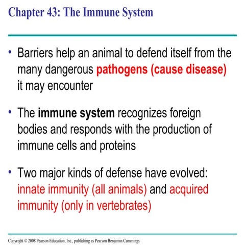 Chapter 43: Immunology