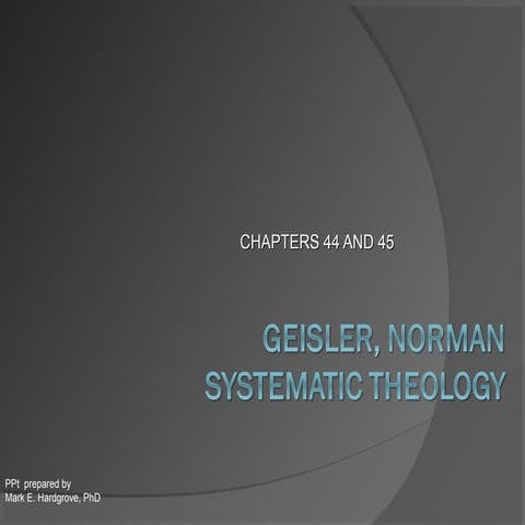 Chapter 44 & 45 | PPT