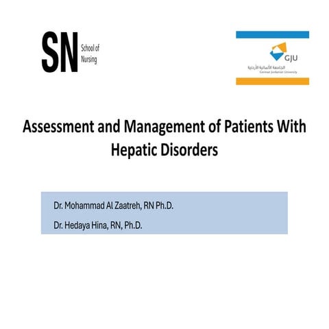 Case presentation on Decompensated Chronic Liver Disease (Non Alcoholic ...