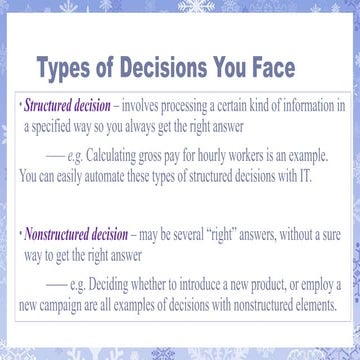 Chapter 4 Analytics, Decision Support, and Artificial Intelligence ...