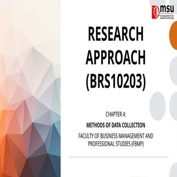 Presentation guidelines for research methodology | PPTX