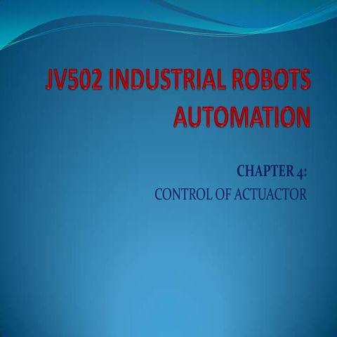 Chapter4 control of actuator