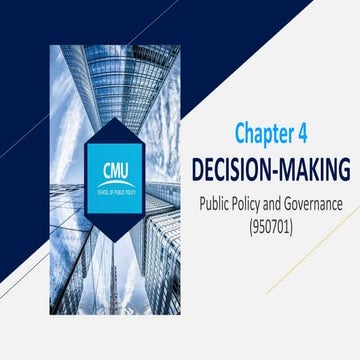 Chapter 4 decision making