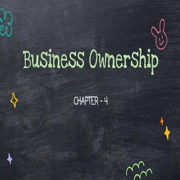 Comprehensive Guide to Business Ownership Forms and Mergers | PDF