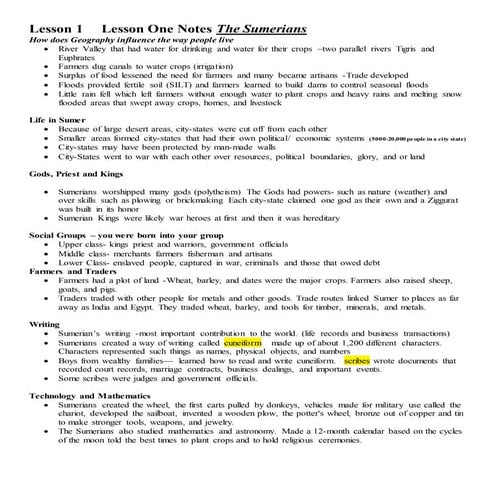 Chapter 4 notes section 1