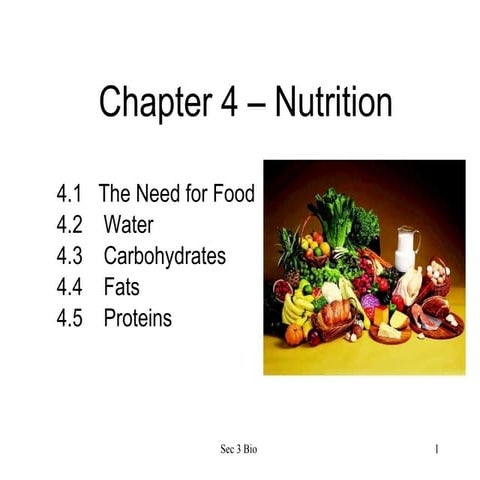 Chapter 4 nutrition 2011
