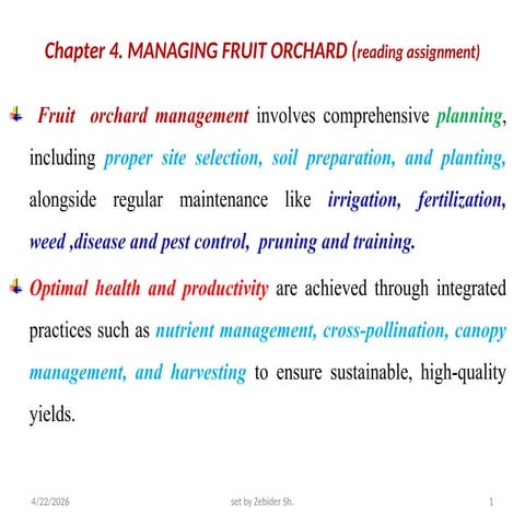 Lecture_8 System of Irrigation and it's layout .pptx