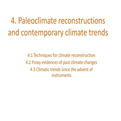 Paleoclimatic and paleoenvironmental | PPTX