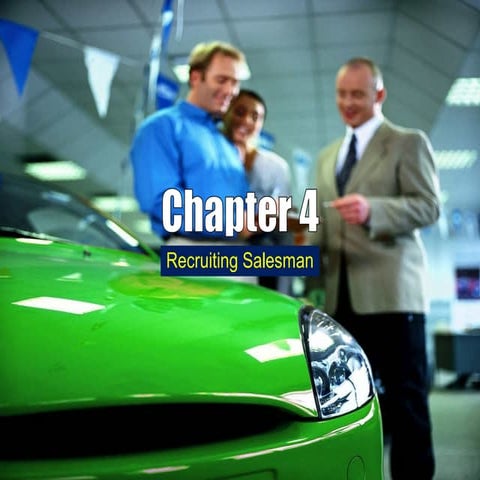 Chapter 4 recruiting salesman
