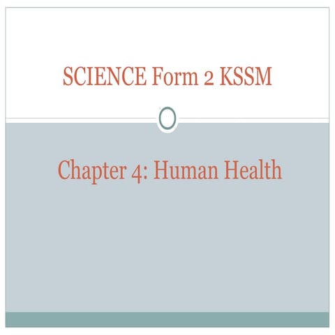 Chapter 4 science FORM 2 KSSM | PPT