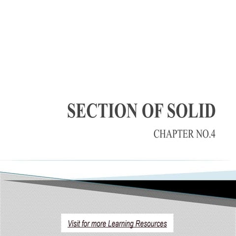 Sections of Solids | PPSX