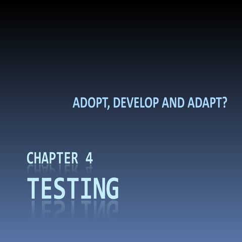 Chapter 4 testing aima