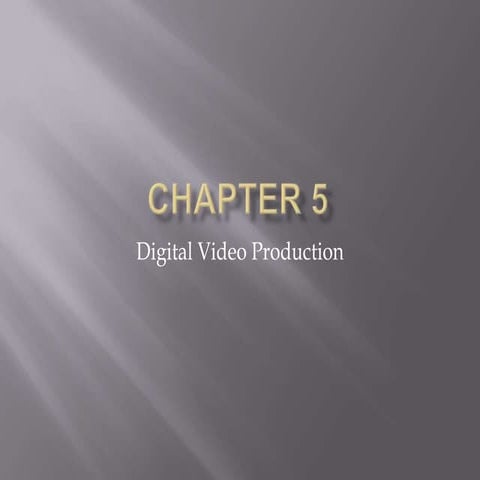 Chapter 5 | PPT