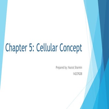 Chapter 5(Cellular Concepts)