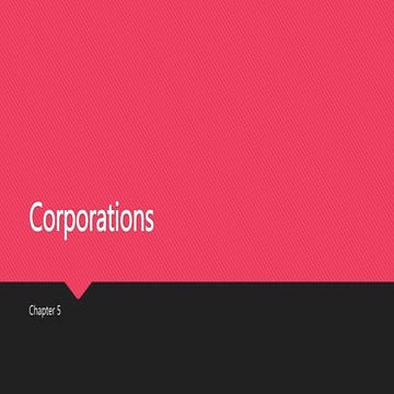 Chapter # 5 | PPTX | Business | Business and Finance