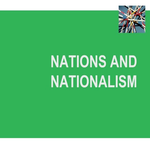 Nations and Nationalism - Law & Politics