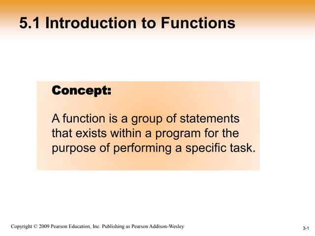 Functions