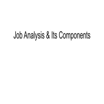 Job Analysis.ppt