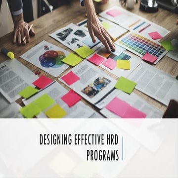Training design document - Template 1 | DOCX