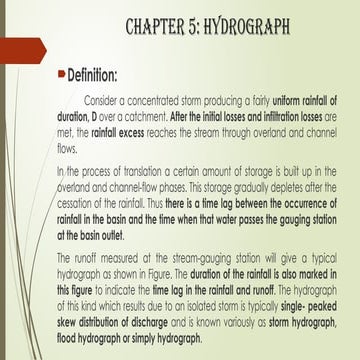 Module 2 ch-1 heytograph and hydrology analysis | PPTX