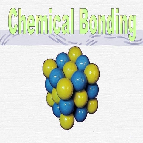 Chemical bonding