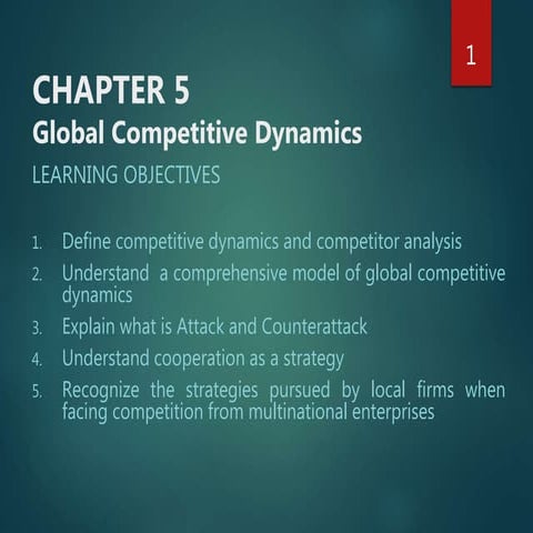 GBS CH 5 GLOBAL COMPETITIVE DYNAMICS
