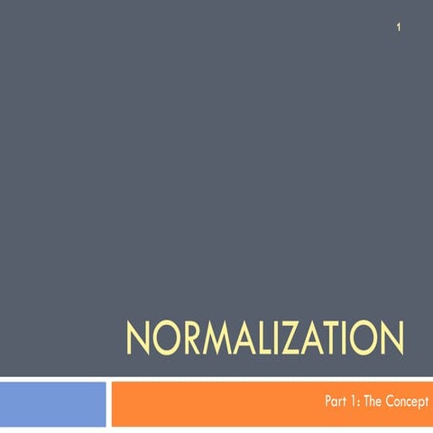 Penormalan/Normalization