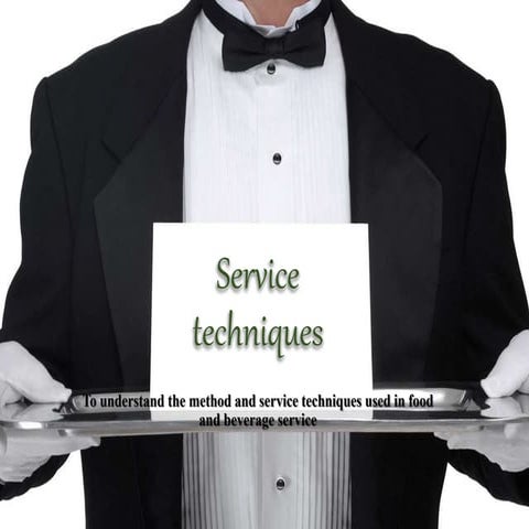 Chapter 5 - Serving Techniques