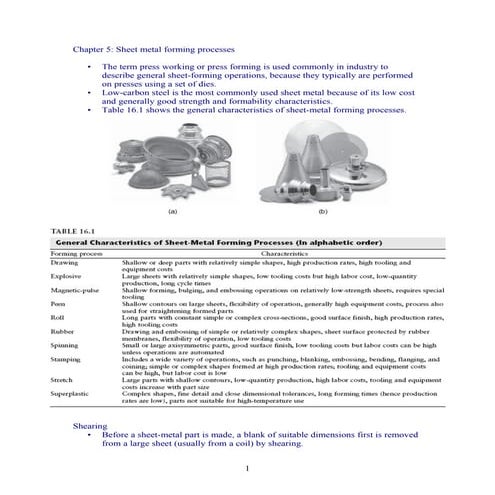 Chapter5 sheet metal forming