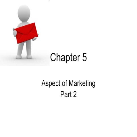 Chapter 5 aspects of marketing part 22010