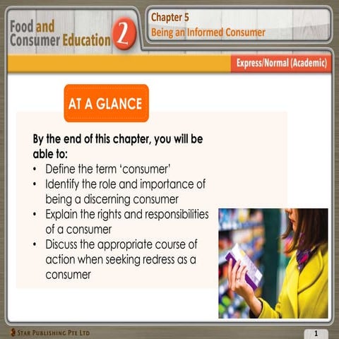 Chapter 5 Being an Informed Consumer