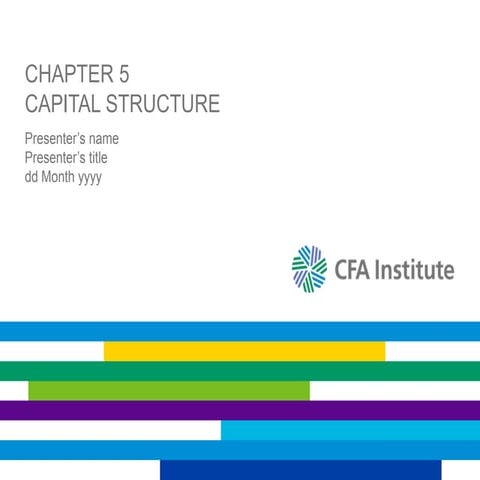 Chapter 5 capital structure | PPTX