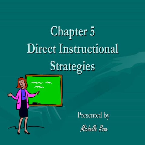 Chapter 5 Direct Instruction