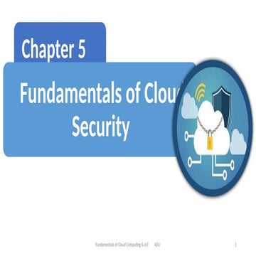 Fundamental cloud security | PPTX