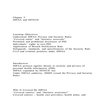 The Basics of HIPAA | PPTX