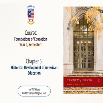 CHAPTER 5 Historical Development of American Education.pptx