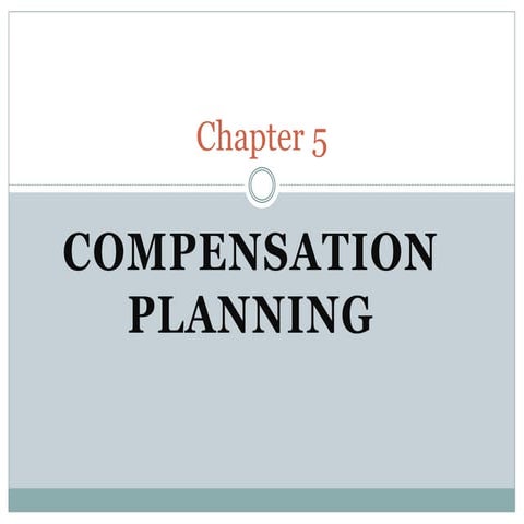 Compensation Planning