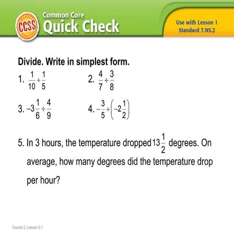 (7) Lesson 5.1 - Solve Equations with Rational Coefficients
