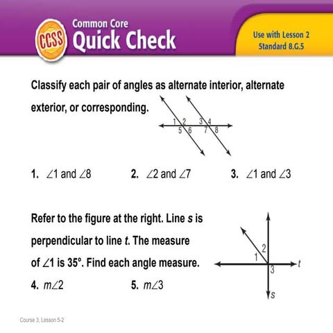 (8) Lesson 5.2 - Geometric Proof