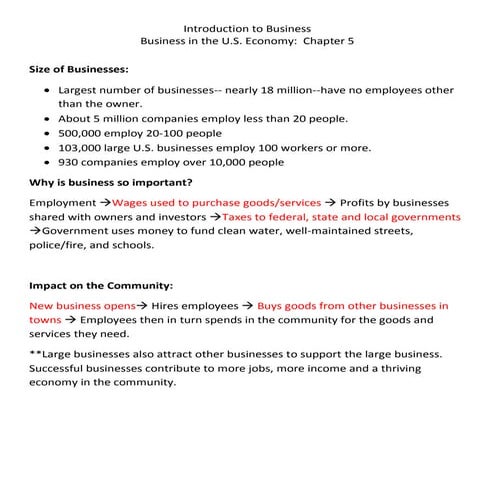 Chapter 5 Notes fall 2012