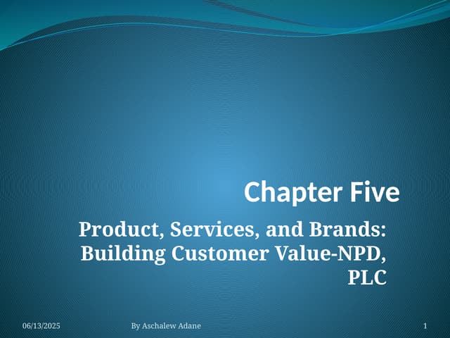 Chapter 5 Product Strategy.pptx about marketing