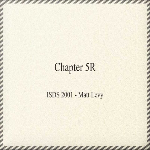 Chapter 5R