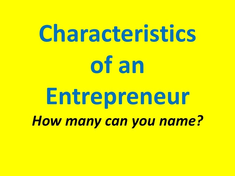 Chapter 5 Entrepreneurship Chapter 5 Entrepreneurship
