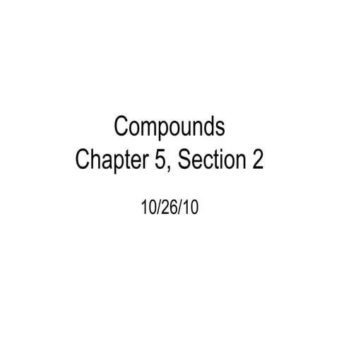 Physical Science: Chapter 5, sec 2 | PPT