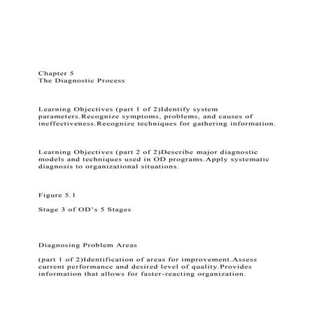 Ch 5 diagnosing.pptx Change Management and Organizational Development ...