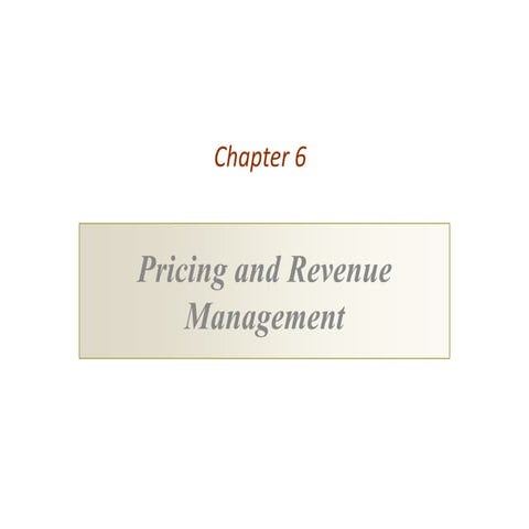 Utsav Mahendra : Pricing and Revenue Management 