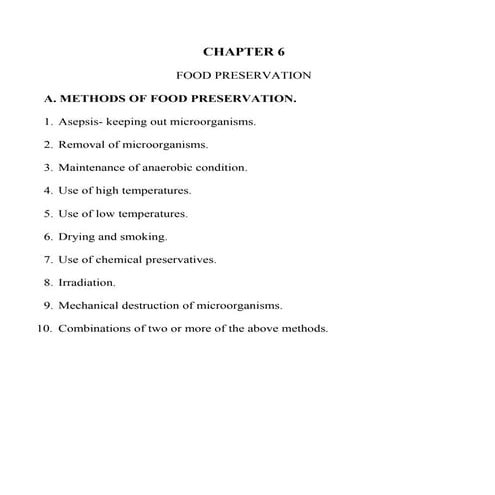 Food Microbiology - Chapter 6