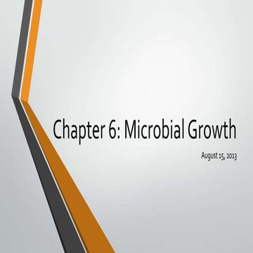Microbial Growth 