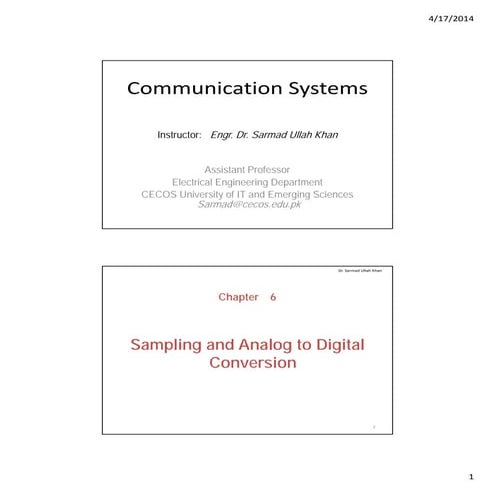 communication system Chapter 6 | PPT
